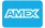 AMEX logo in blue rectangle.